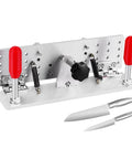 Beveling Jig For Belt Sander Knife Sharpener With A Dope 9.8 Inch Long Bevel Locator Tool, Adjustable 85 To 180 Degree Angles