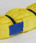 Yellow sling from 12 Piece Polyester Endless Round Sling Kit For Lifting Rigging Hoist Towing And Wrecker Recovery Heavy Duty Round Slings With UV Resistance And Low Elongation Double Wall Weave For Longer Life