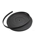 Heavy Duty Htd 5M Polyurethane Timing Belt, black open design for custom lengths, ideal for 3D printers and CNC rigs.