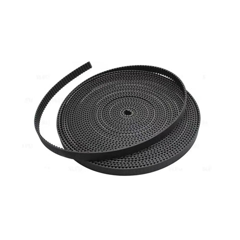 Heavy Duty Htd 5M Polyurethane Timing Belt, black open design for custom lengths, ideal for 3D printers and CNC rigs.