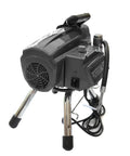Heavy Duty Electric Airless Paint Sprayer With A Brushless Motor And 2800 Watts For Knockout Epoxy Floors And Dead Simple Home Improvement Gear That Delivers Killer Results Every Single Time, side view of robust design and high-pressure nozzle.
