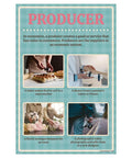 Economics Vocabulary Poster Set for Social Studies Classrooms 10 12 by 18 inch posters showing roles of producers in economy
