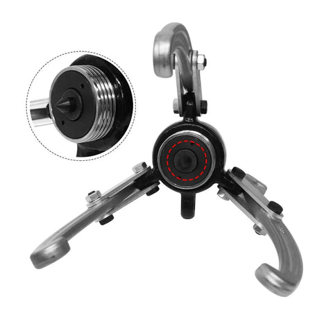 Close-up of Heavy Duty Hydraulic Bearing Puller With Three Jaw Gear Extractor and Fast Pump showing the central pull mechanism.