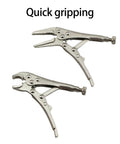 Pack Of 3 Heavy Duty Locking Clamps Pliers For A Rock Solid Grip In Woodworking, Metal Fabrication And Repairs, multipurpose C-shaped clamps