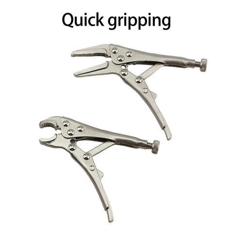 Pack Of 3 Heavy Duty Locking Clamps Pliers For A Rock Solid Grip In Woodworking, Metal Fabrication And Repairs, multipurpose C-shaped clamps