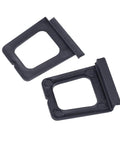 Durable Heavy Duty Plastic Window Screen Lift Tabs 30 Pack Universal Pull Tools For Flat Spline Channels No Sweat Screen Mesh Replacement Fix Kit Black two black removal tool clips top view
