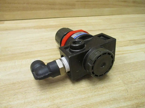Knockout Quality R600-04 Heavy Duty Pneumatic Air Regulator Featuring Fast Push Lock Rotary Knobs And Badass Reliability For Tight Workshop Setups Operating At 0.05 To 0.83 Mpa Rated With 1/2 To 1/4 Inch Npt Fittings