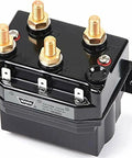Heavy-Duty Winch Contactor Service Kit For Zeon 8, 8S, 10, 10S, 12, 12S With Weather-Resistant Housing close-up with brass connectors