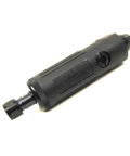 Top Tier 16 Piece Air Straight Die Grinder Kit Generating 22000 Rpm Ball Bearing Power Through Quarter Inch Npt Inlet featuring black aluminum body.
