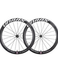 Ultralight 50mm Carbon Fiber Wheelset For 700C Road Bikes With Disc Brakes Tubeless Ready 1580g Pair shown front view