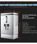 40L Commercial Hot Water Dispenser Urn With Auto Fill Faucet Stainless Steel Tank On Demand Boiling For Coffee Shops Offices Breakrooms Tea Stations Boss Ready High Capacity Brew Solution