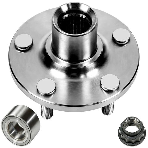 2 Pack Front Wheel Bearing And Hub Assembly With 5 Lugs For Toyota Camry Avalon Sienna Venza Highlander ES300h ES350 Fits 2WD Models Noise Reducing Replacement
