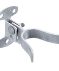 1-3/8 Inch Chain Link Fence Gate Latch Wall Mount Flat Back Metal Gate Fork Latch Hardware With Lag Bolt for Fence Gate Frames