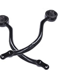 Lexus GS300 Front Suspension Lower Control Arm Radius Rod Replacement Kit For 2000 2005 Direct Fit Plug And Play Install Pre Greased No Maintenance Needed All In One Package For A Smooth Steady Ride, two black front lower radius arms