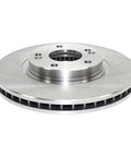 Front Vented Disc Brake Rotor With Non Directional Swirl Finish For No Machining Required And Easy Install Hub Centric Chamfer