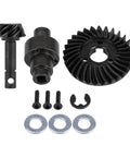 Beefed Up Bevel Gear Set 30/8T for 1/10 RC Crawlers with steel gears and hardware components for Axial SCX10 II AR44 AR45 Capra Currie F9 Portal Axle