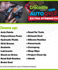 AutoSCRUB Cleaning Wipes Heavy Duty 60 Count Cleaning Cloths 15 By 10 Inches for grime removal on tools and hands