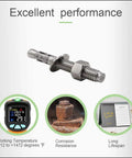Corrosion-Resistant 304 Stainless Steel Wedge Anchor For Concrete Only 1/2 Inch By 3-3/4 Inch Heavy-Duty Fasteners, 4 Pieces Included