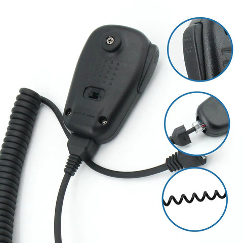 Heavy Duty 8 Pin Handheld Microphone Replacement For Yaesu Ham Radios Compatible With FT 450 FT 900 FT 991 FT 991A FT 817 FT 817ND FT