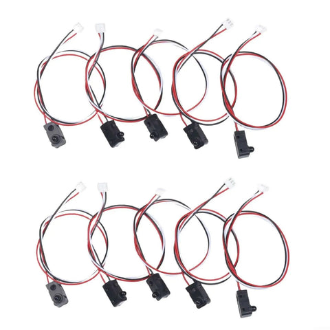 Infrared Break Beam Sensor Module 5 Pack With 5mm Photoelectric Switches 2ms Response Time Arduino Compatible DC 3 To 5 Volt