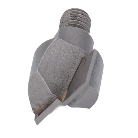 Heavy Duty Keenso Carbide Cleaning Bottom Router Bit 25mm M10 Thread Lock Milling Tool For Professional Woodworking close-up.