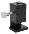 Rock Solid High Precision Linear Stage Rack And Pinion Dovetail Sliding Table, CNC measuring device, vertical angle view