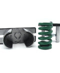 Heavy Duty Spring Loaded Shock Isolators For Air Conditioning Units, green spring and metal mount set for anti-vibration.