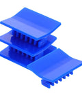 Close-up of blue plastic components from 4 Piece Auto Dent Repair Kit For Cars Manual Expansion Sheet Metal Puller And Dent Sucker Portable
