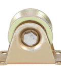 Two Pack 60mm Sliding Gate Rollers With Steel V Type Wheel, Heavy Duty Gate Wheel With Quiet Operation, front view