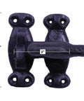 2 Inch Black Wrought Iron Door Latch Lock Antique Style Slide Latch For Cabinets Windows Or Cupboards Rust Resistant