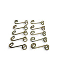 Premium Quarter Turn Quick Release Dzus Toggle Fasteners featuring a set of 10 zinc plated springs and durable steel tab plates.