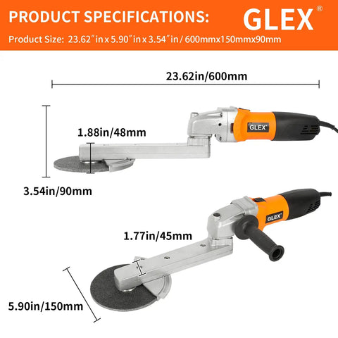 Extended Angle Grinder Stand With Stainless Steel Frame Heavy Duty 800W Pro Grade Sander And Grinder dimensions