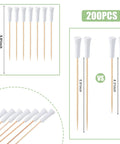 Golf Themed Cocktail Picks 5.91 Inch White Bamboo Toothpicks For Appetizers Fruit And Sandwiches Party Buffets Masters Hole In One Style Skewers 100 Piece Pack For Catering Events with comparison to shorter picks