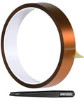 Extra Wide Polyimide Heat Tape For Sublimation And Electronics 1 Inch By 100 Feet High Temp Up To 536 F With ESD Tweezers Included