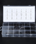 300 Piece Durable External Circlip Kit Retaining Ring Set For Bearings, Gears And Pulleys, Heavy Duty E Clip Assortment In Plastic Storage Case