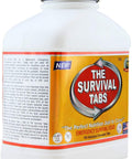 60 Day Emergency Food Supply With Gluten Free Non GMO Survival Tabs, Chocolate Flavor, bottle of 180 tabs, labeled packaging