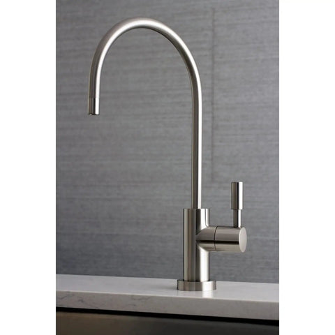 Concord Water Filtration Faucet in Brushed Nickel, Drip Free Ceramic Disc, Solid Brass and Zinc Alloy Construction, Deck Mount Single Hole Install, 2.11 GPM at 60 PSI for Clean, Crisp Drinking Water.