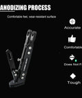 Beefed Up Universal Motorcycle Kickstand Upgrade With Adjustable CNC Aluminum Alloy Tripod Holder Side Foot Stand
