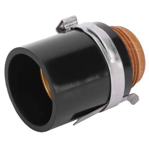 Upgrade Your Welding Game With This Top Tier Cloimei 420156 Retaining Cap Ceramic Plasma Nozzle for cutting machines, black ceramic design.
