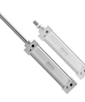 Standard Pneumatic Cylinder SC 50-150, PT1/4 port, 50mm bore, 150mm stroke, double acting, shown in silver finish, heavy duty