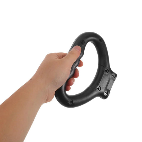 Wagon Replacement Pull Handle With Ergonomic Grip For Folding Garden Wagons And Camping Trolleys Easy Grab Double Hole Plastic Push Handle Universal Fit For Outdoor Camping And Daily Use, black plastic