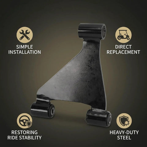 Front A Arm Assembly For EZGO RXV Golf Carts 2008 And Up Steel Replacement showing features like stability and durability