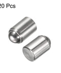 20 Pack Ball Point Spring Plungers 10x13mm Stainless Steel 304 Mini Ball Plungers For Doors Cabinets Furniture Ball Catch Latch No Step Positioning Beads Heavy Duty, 20 pcs