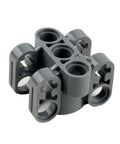 Close-up of a connector piece from the 24 In 1 Pneumatic And Hydraulic Actuator Kit for MOC robots and car DIY projects.