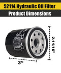 Hydraulic Oil Filter For Hydro-Gear ZT Series Transaxles ZT-2800 ZT-3100 ZT-3200 ZT-3400 ZT-3600, 3-4-16 thread