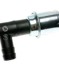 V178 PCV Valve Replacement Direct Fit For Cars And Trucks Vehicle-Specific Plug-And-Play Install Black and Silver Unit
