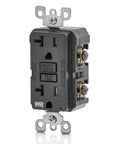 Self Test Smartlockpro Slim GFCI Receptacle With Bright LED Light Built Like A Tank Weather Resistant Tamper Proof 20 Amp.