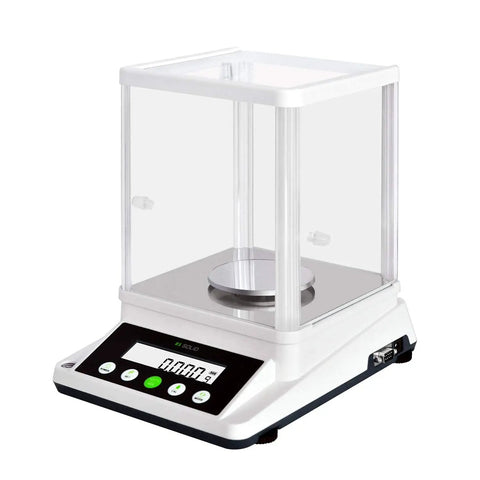 Digital Analytical Balance 110 g Capacity With 0.001 g Readability High Precision Lab Scale With Front And Rear Dual LCD