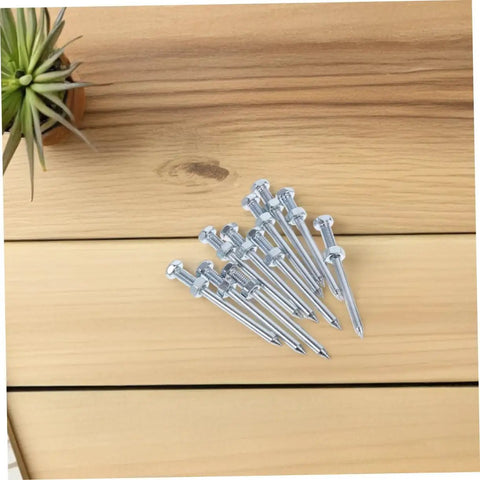 Heavy Duty Lawn Aerator Spikes 12 Pc Set Metal Spikes For Grass Care shown on wooden surface
