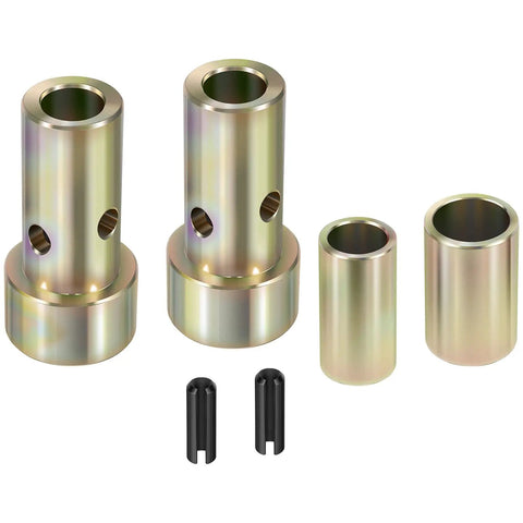 Cat 1 Quick Hitch Adapter Bushing Kit For Category 1 3 Point Tractors And Implements, steel bushings and roll pins